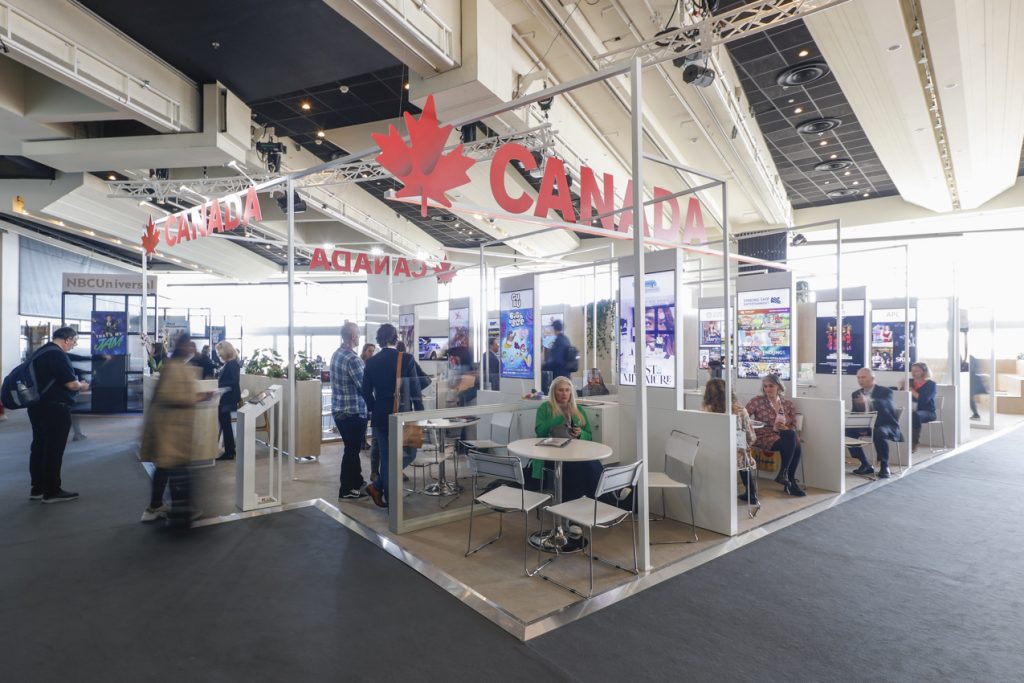 Canada pavilion at Miptv